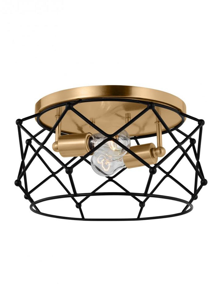 Zarra Two Light Flush Mount