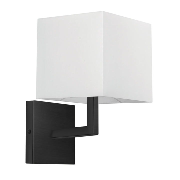 1LT Wall Sconce, MB w/ WK Shade