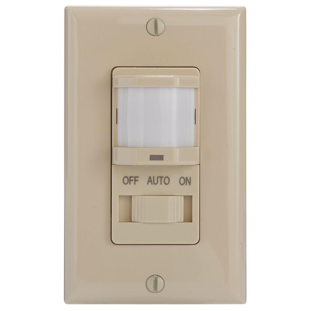 Residential In-Wall PIR Occupancy Sensor, Ivory