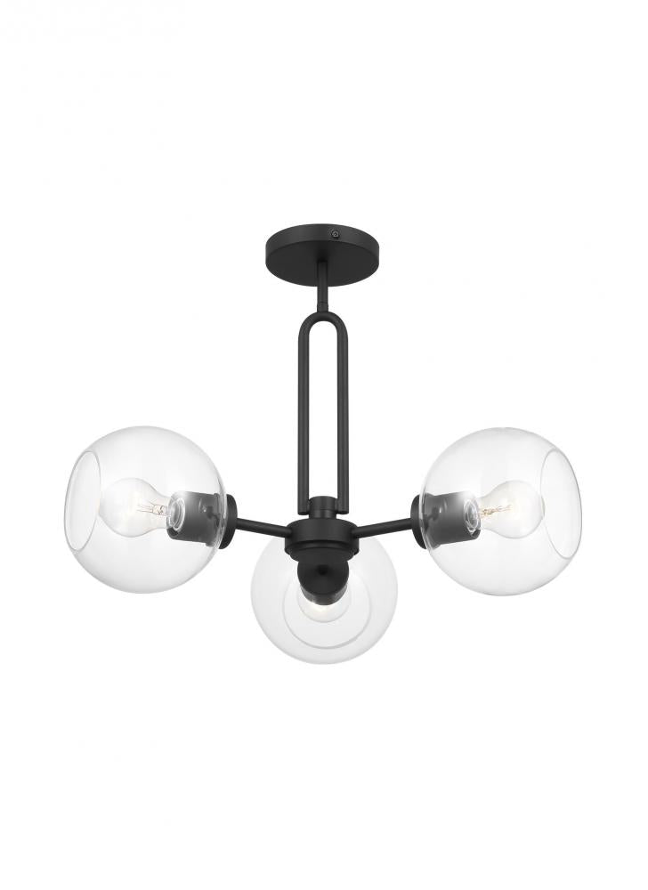 Codyn Three Light Semi-Flush Convertible Pendant