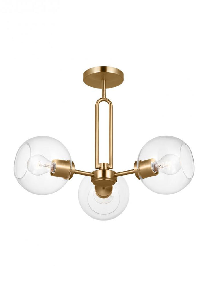Codyn Three Light Semi-Flush Convertible Pendant