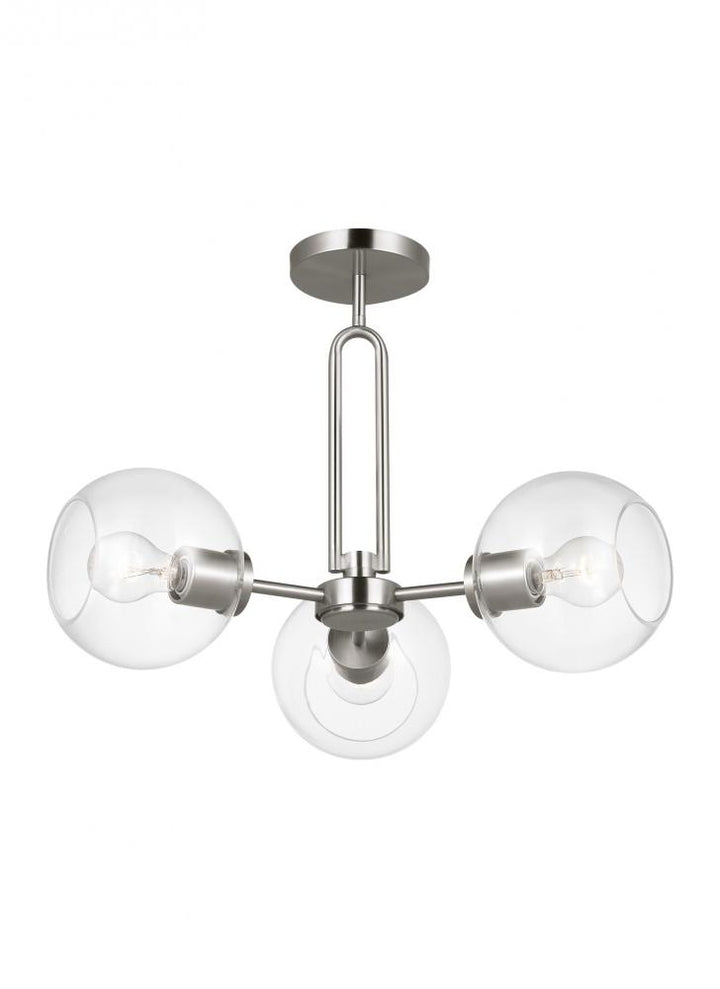 Codyn Three Light Semi-Flush Convertible Pendant