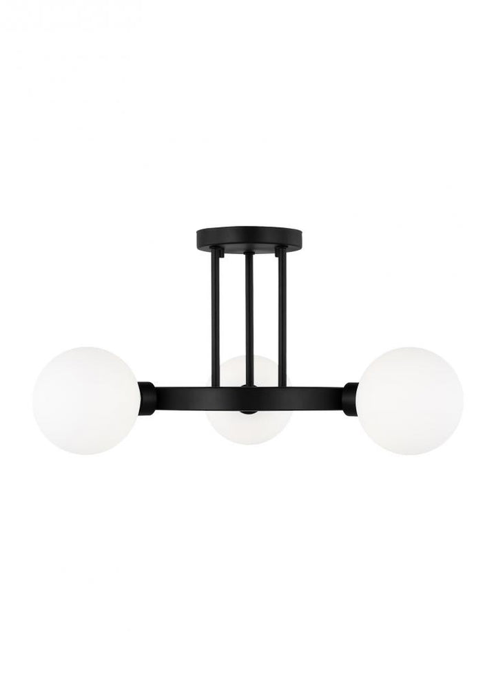 Clybourn Three Light Semi-Flush Mount