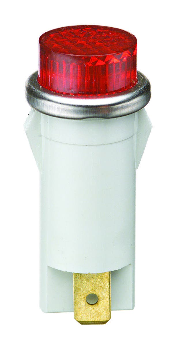 IND LIGHT,GRN,250V,RAISED
