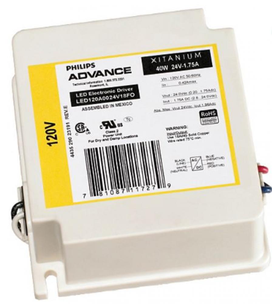 XITANIUM 40W 1.75A 24V 120V 60HZ OUTDOOR