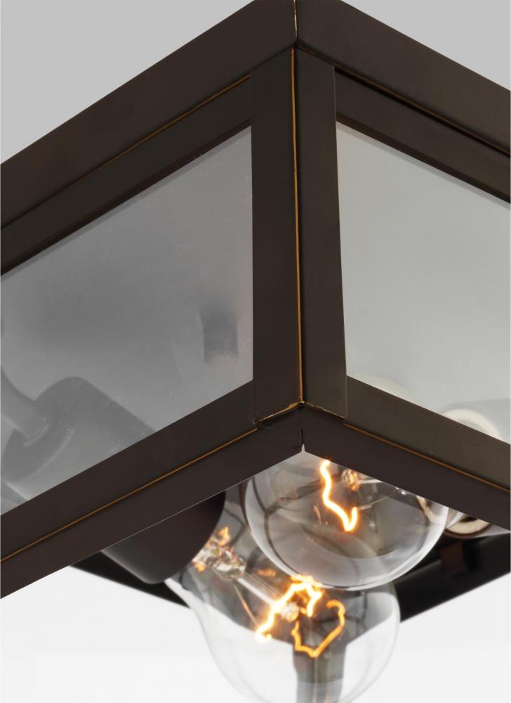 Founders Two Light Outdoor Flush Mount