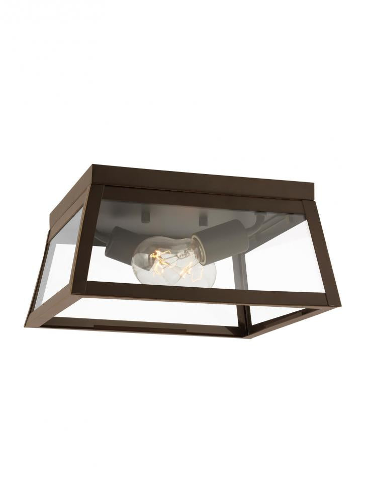Founders Two Light Outdoor Flush Mount