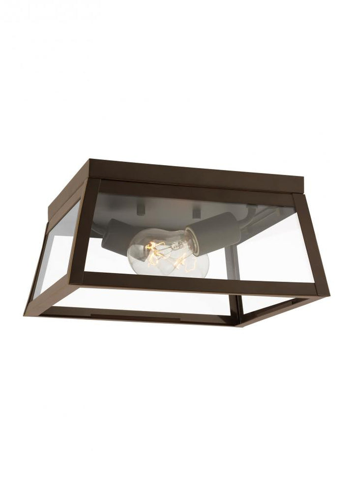 Founders Two Light Outdoor Flush Mount