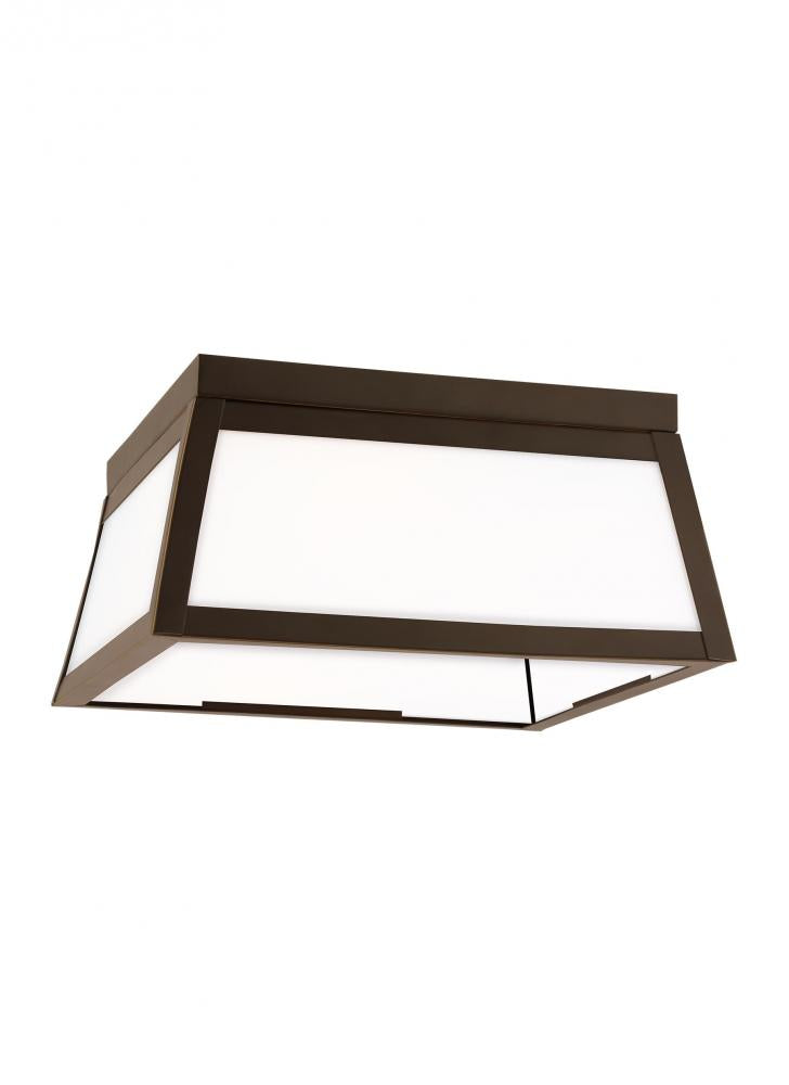 Founders Two Light Outdoor Flush Mount