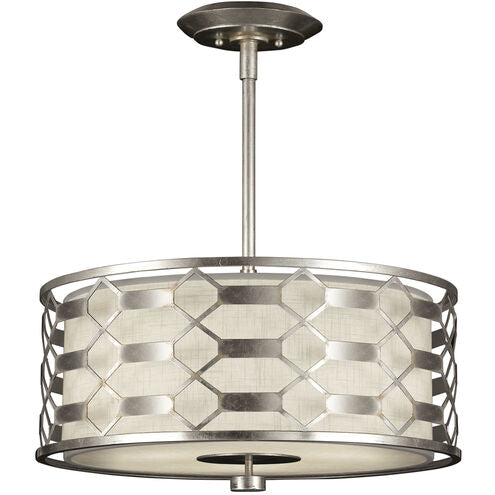 Allegretto 3 Light 24 inch Silver Pendant Ceiling Light