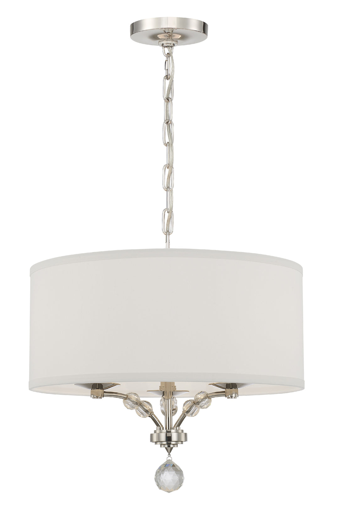 Mirage 3 Light Polished Nickel Chandelier