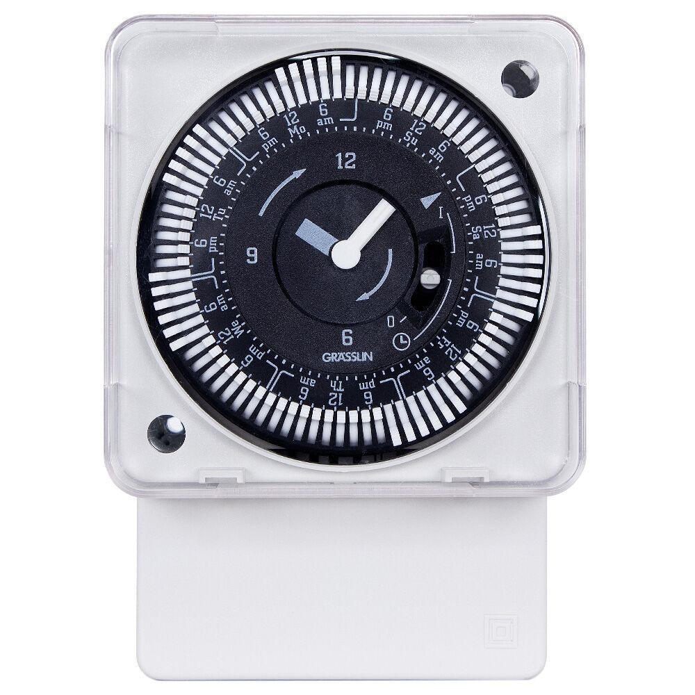 7-Day 120V Electromechanical Surface/DIN Rail Mo