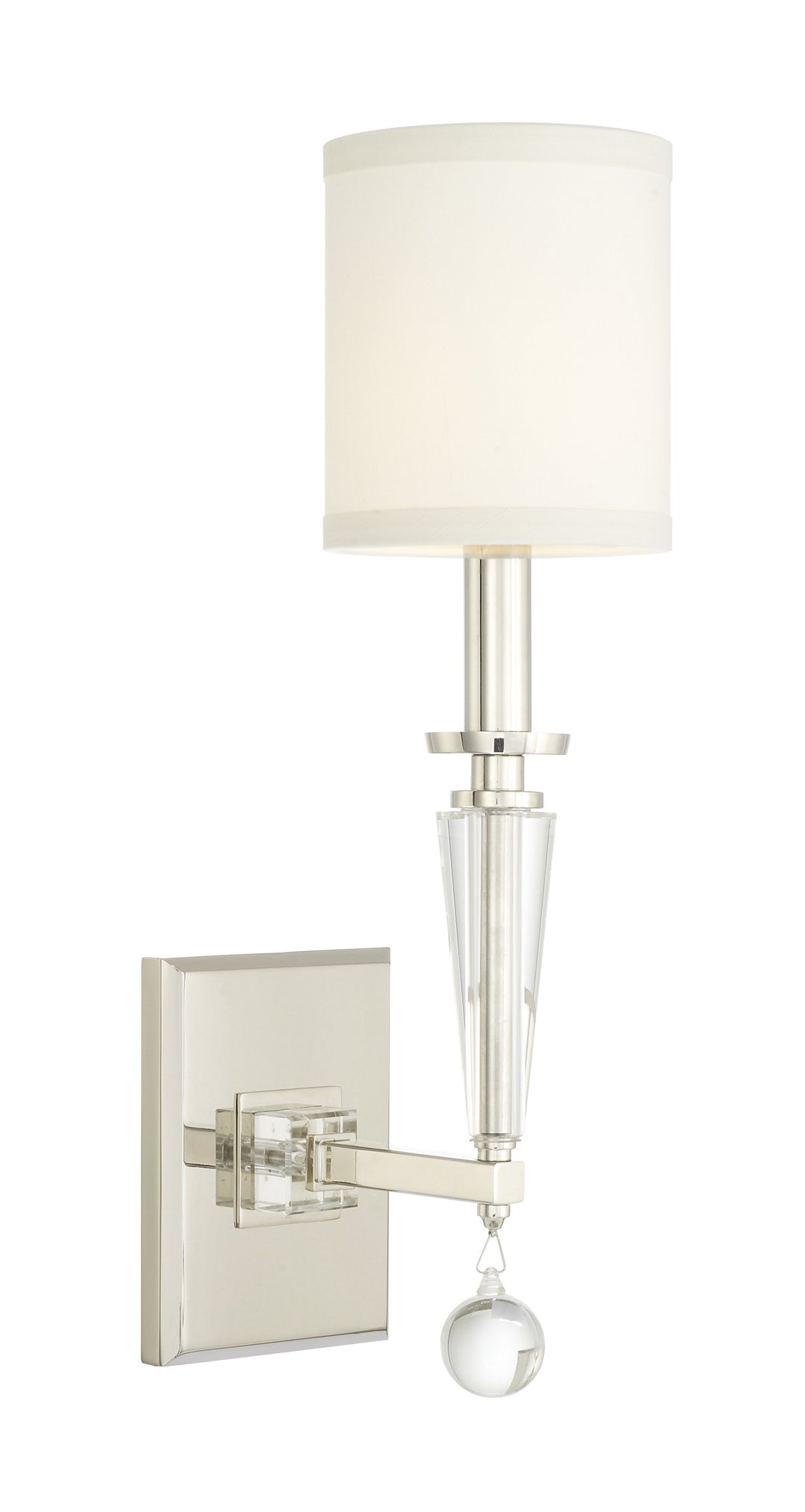 Paxton 1 Light Polished Nickel Sconce