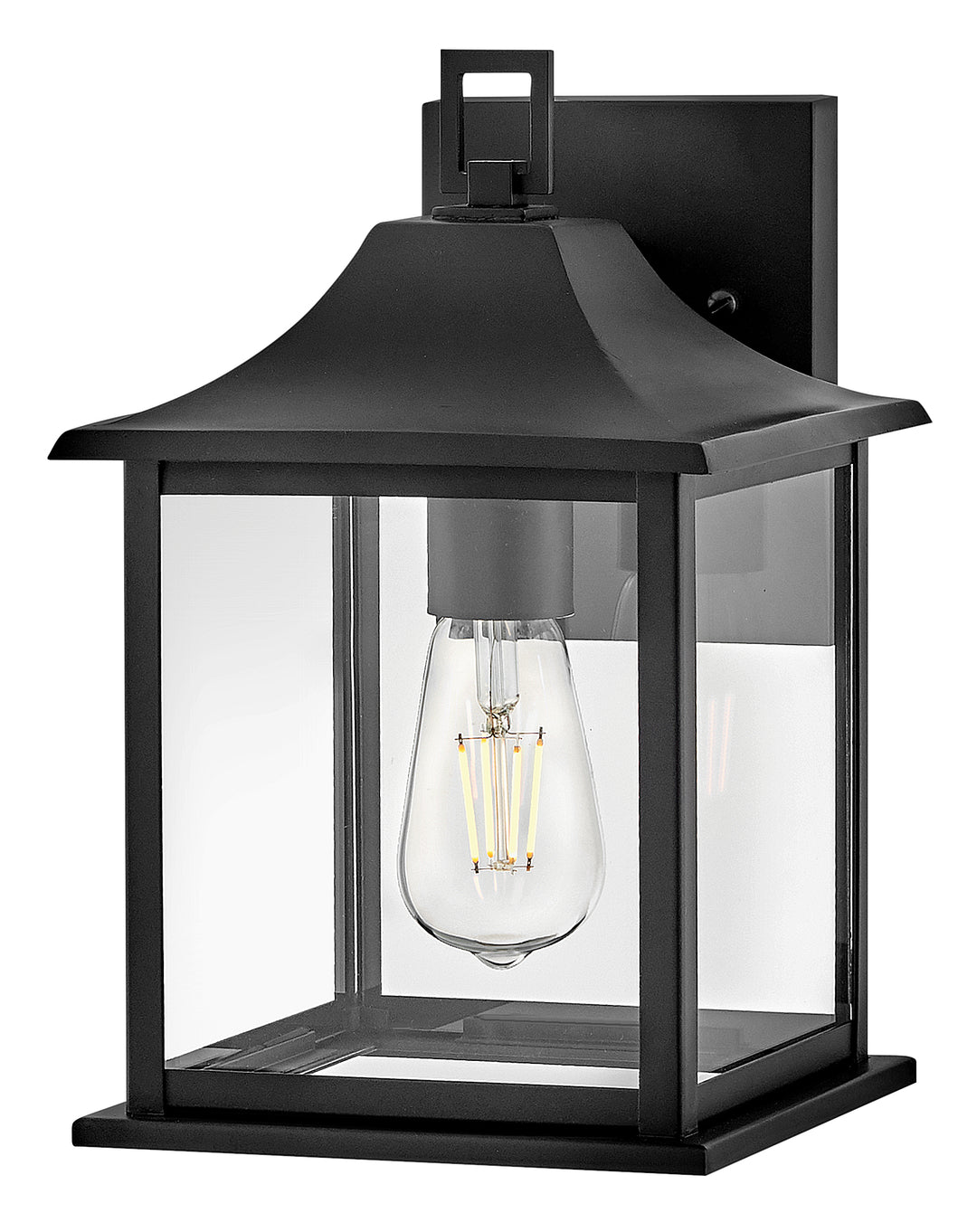 Small Wall Mount Lantern - 81590BK