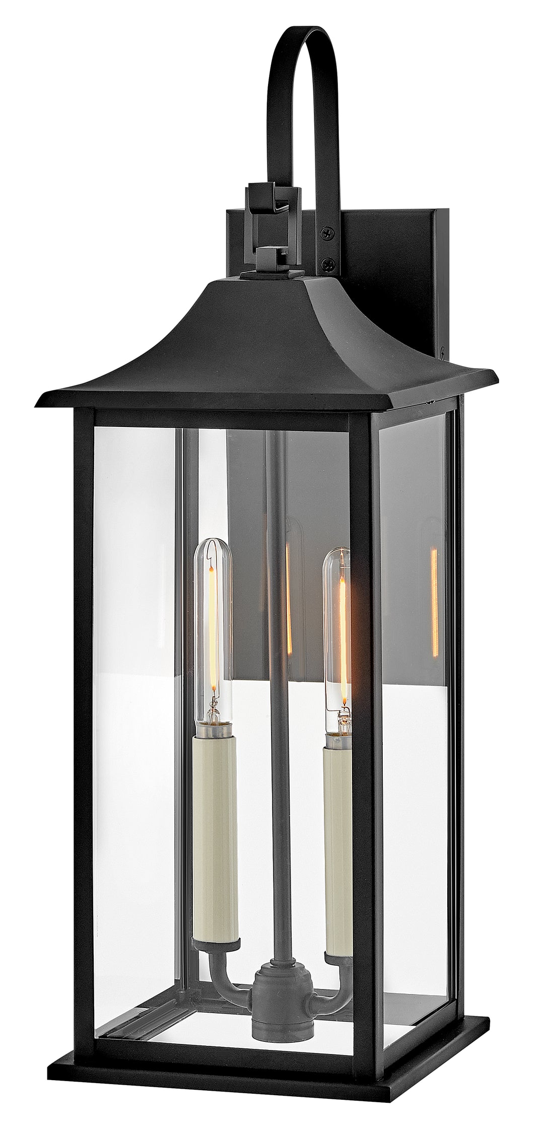 Medium Wall Mount Lantern - 81594BK