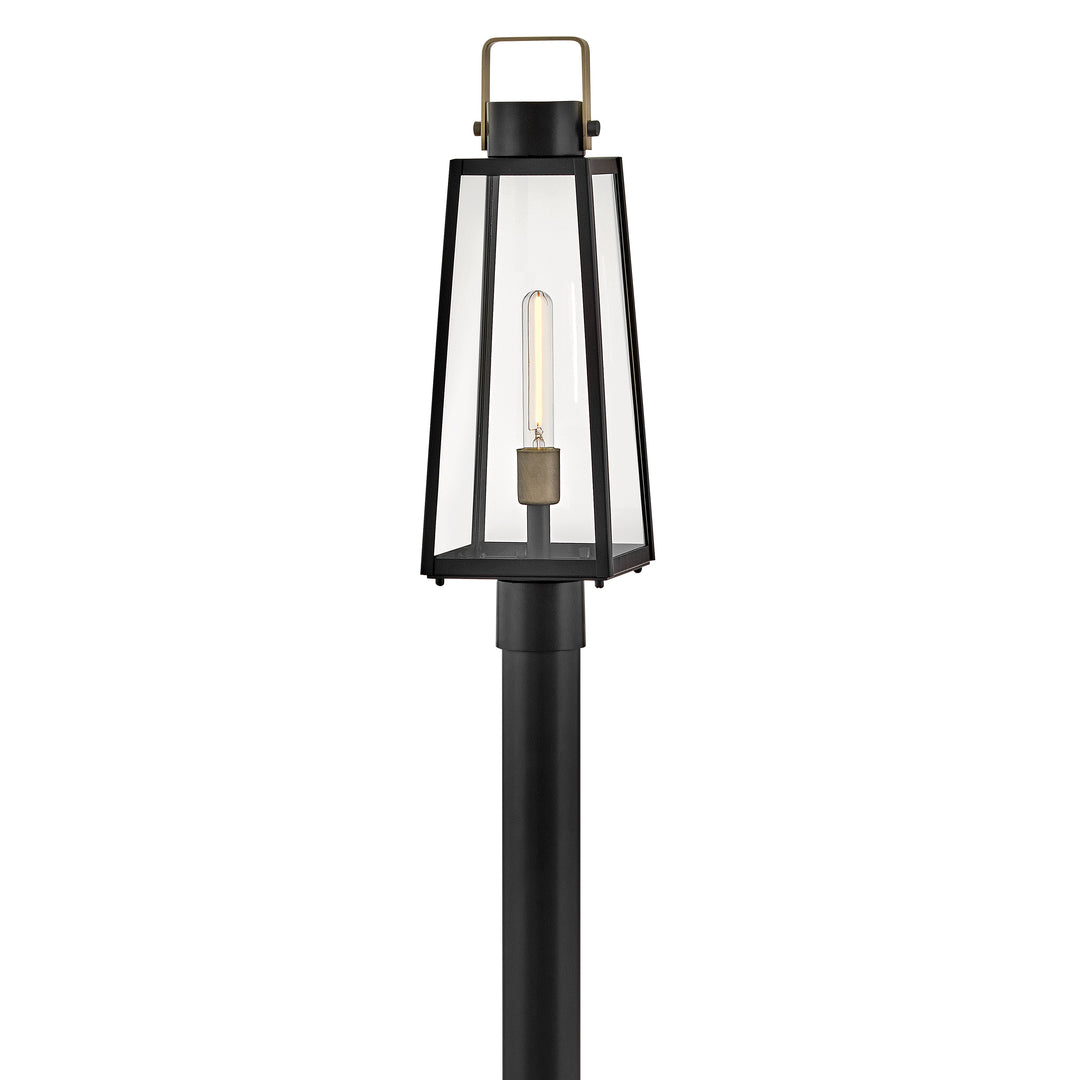 Large Post Mount Lantern - 82001BK