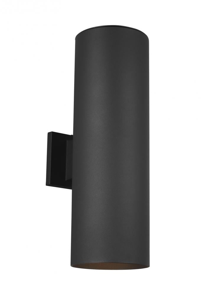 Outdoor Cylinders Large Two Light Outdoor Wall Lantern