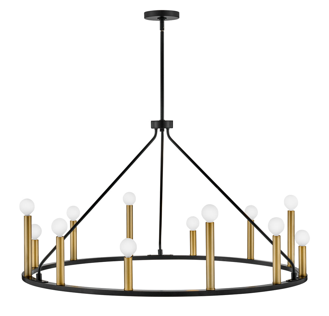 Large Single Tier Chandelier - 83159BK