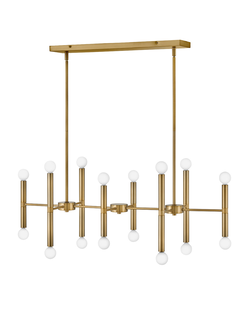 Large Sixteen Light Linear Chandelier - 83196LCB