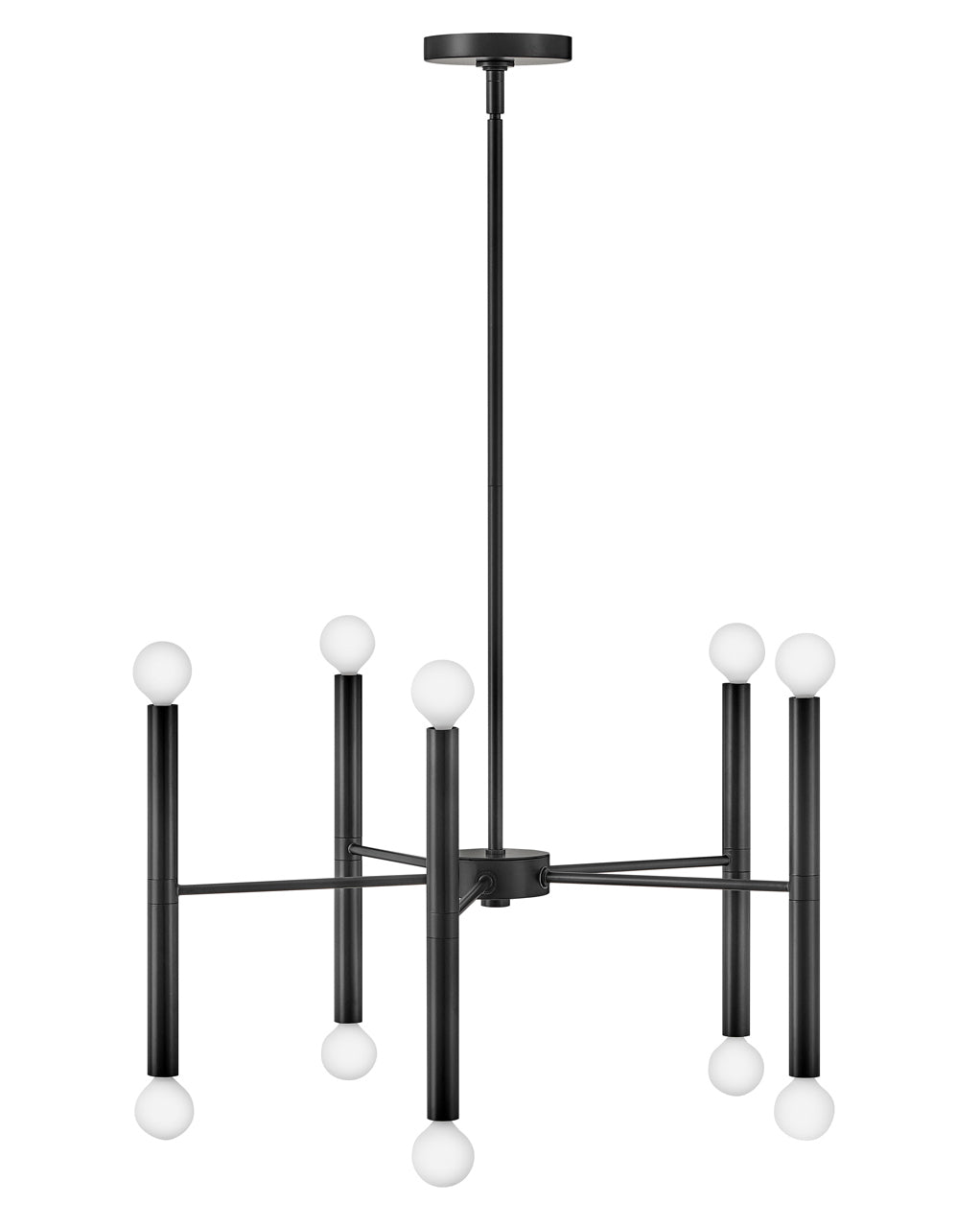 Medium Multi Tier Convertible Chandelier - 83198BK