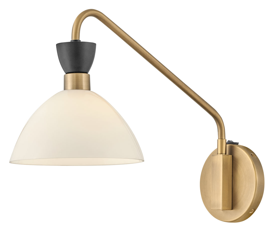 Medium Single Light Plug-In Sconce - 83250BK-CO