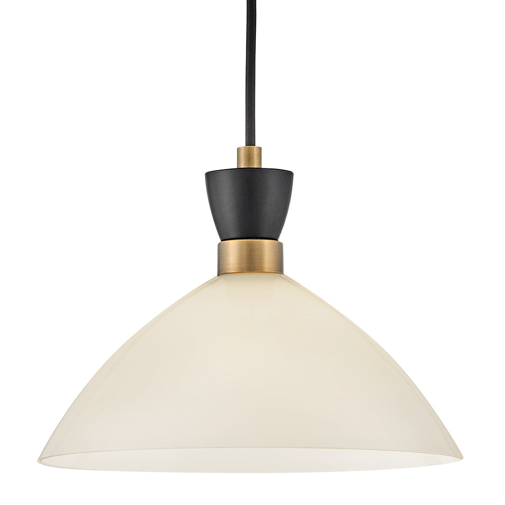 Medium Single Light Convertible Pendant - 83257BK-CO