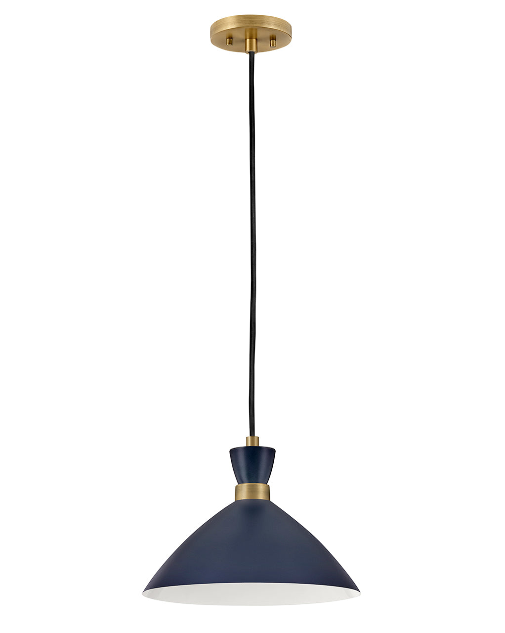 Medium Single Light Convertible Pendant - 83257MV-HB