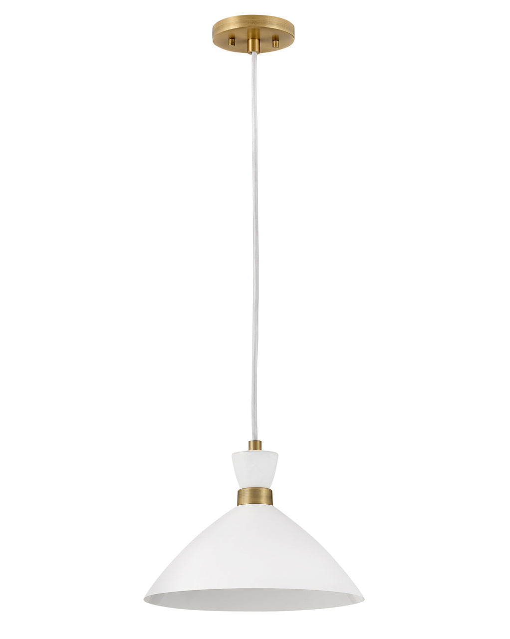 Medium Single Light Convertible Pendant - 83257MW-HB