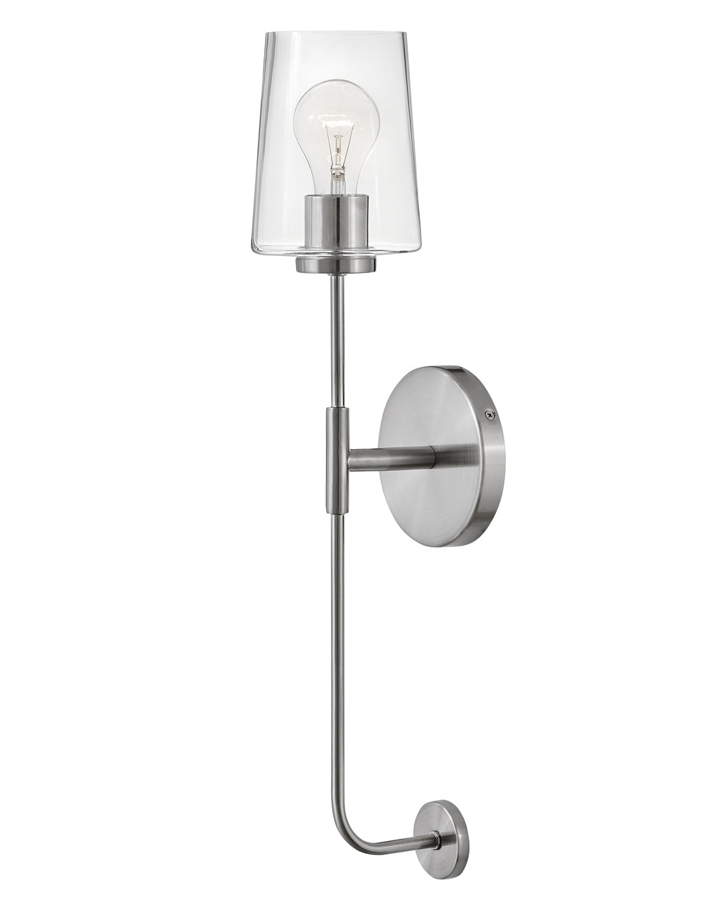 Large Single Light Tall Sconce - 83450BN