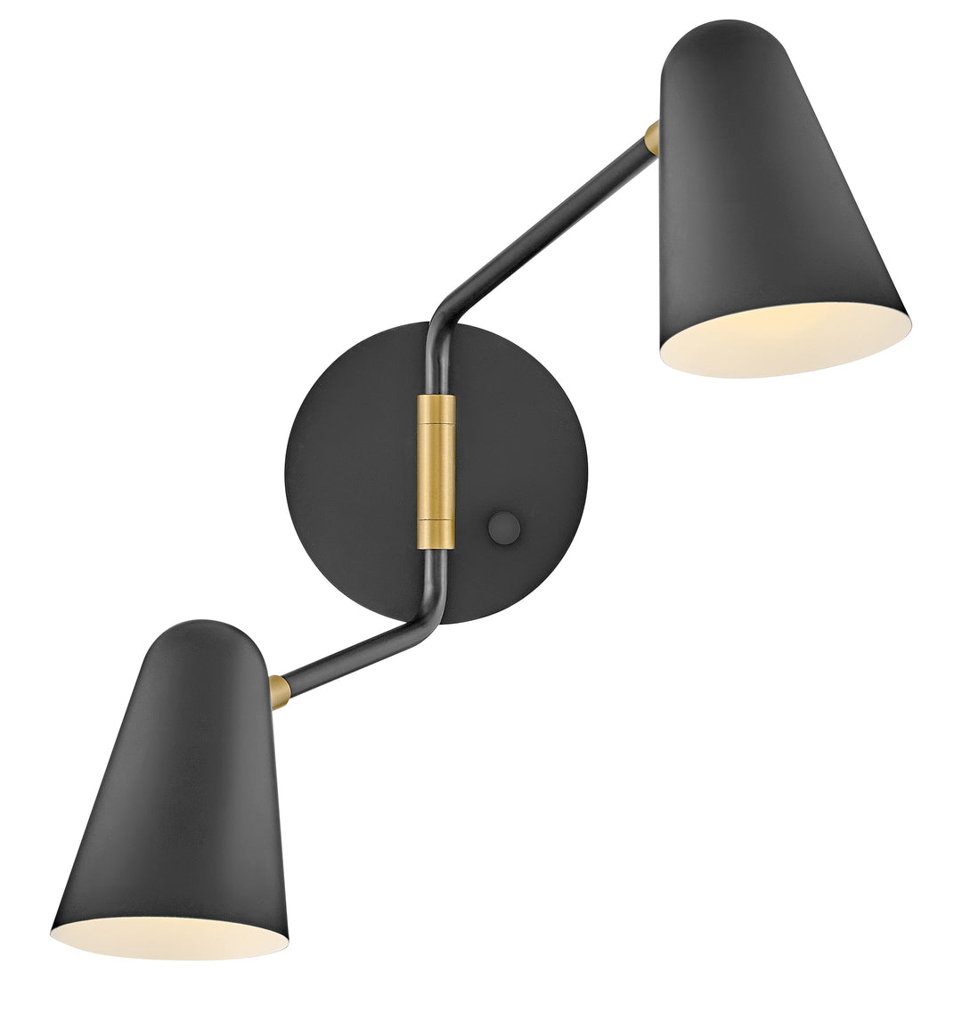 Large Two Light Sconce - 83542BK
