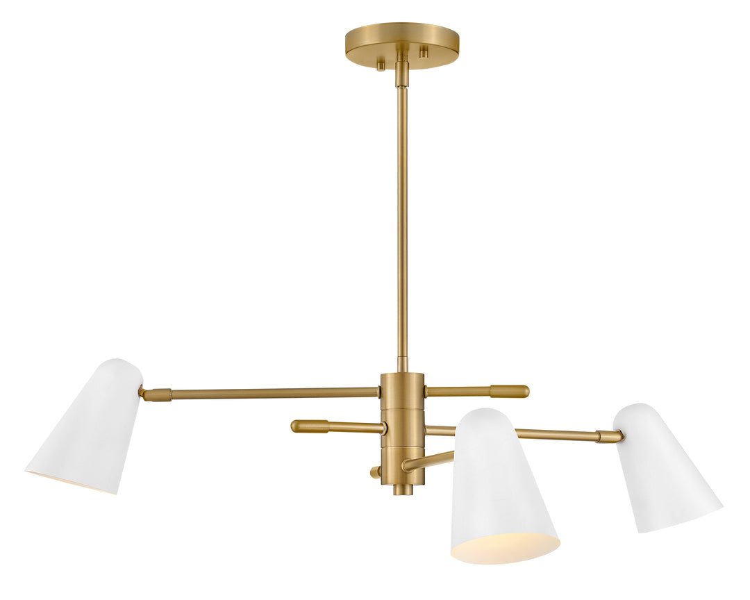 Medium Convertible Mobile Single Tier Chandelier - 83543LCB-MW