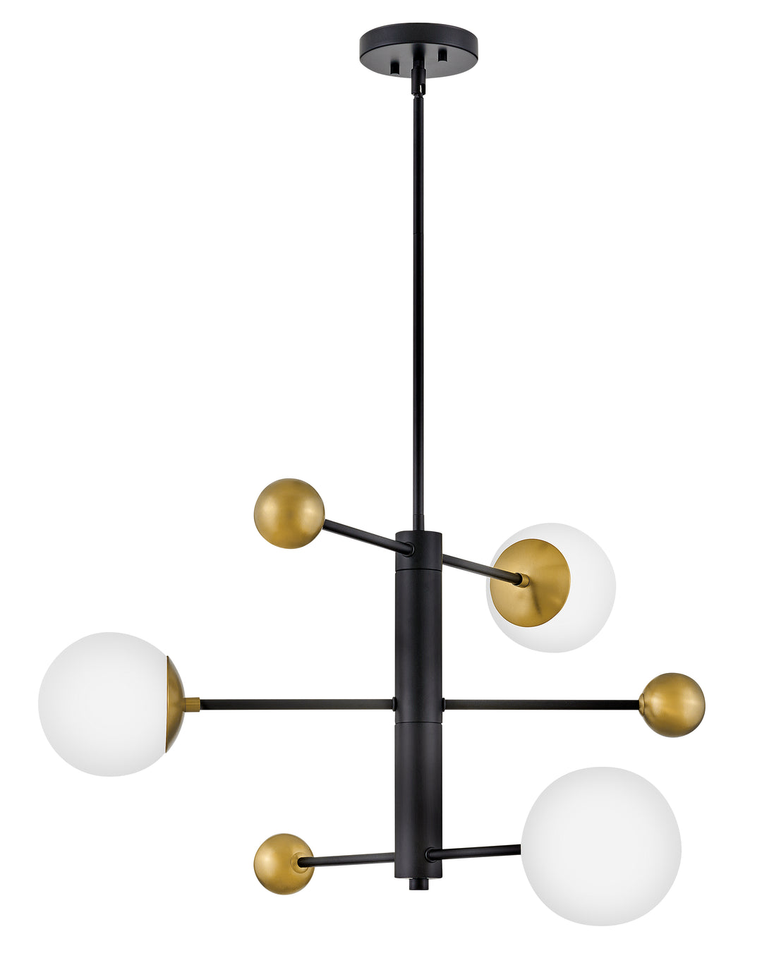 Medium Adjustable Multi Tier Chandelier - 83573BK