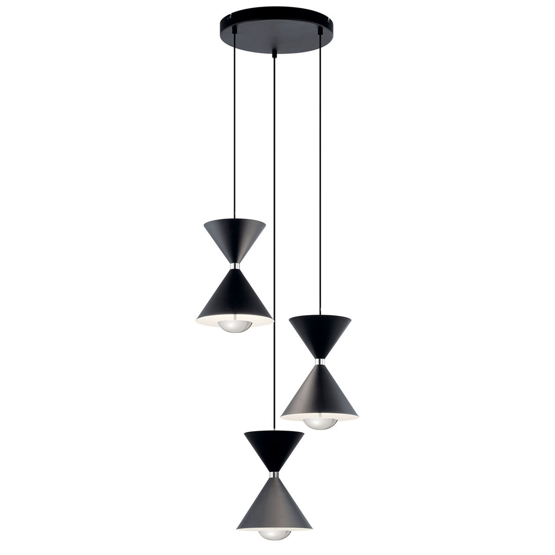 Cluster Pendant 3Lt LED