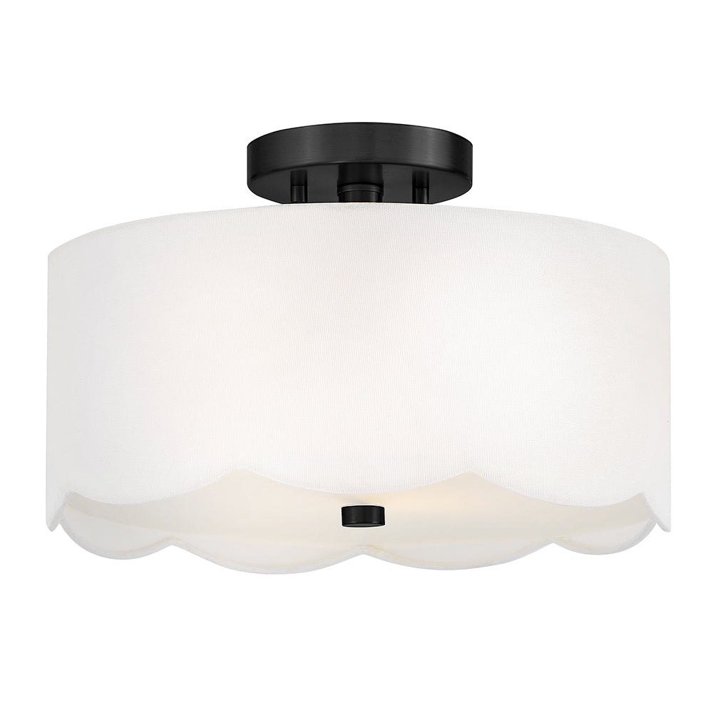 Medium Semi-Flush Mount - 84381BK