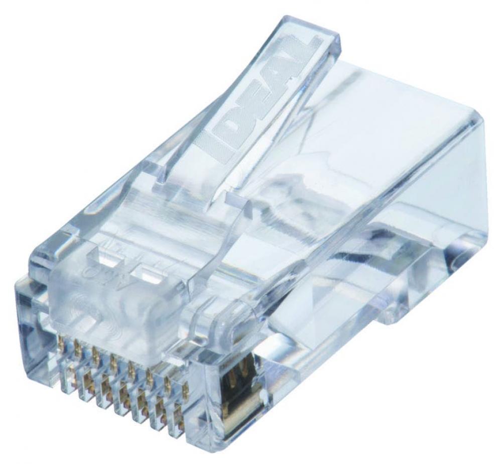 CAT6 FEED-THRU MOD PLUG 100 PK