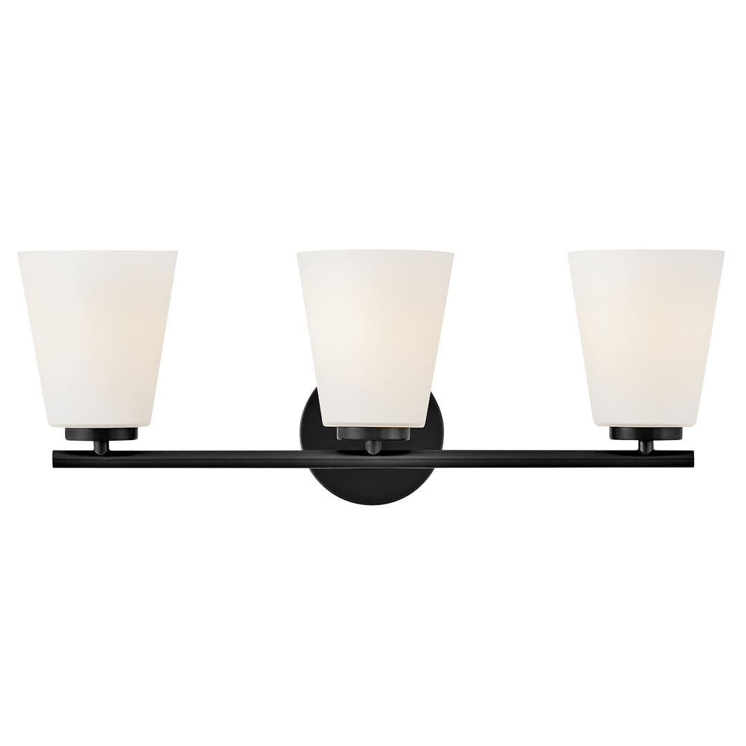 Medium Three Light Vanity - 85423BK