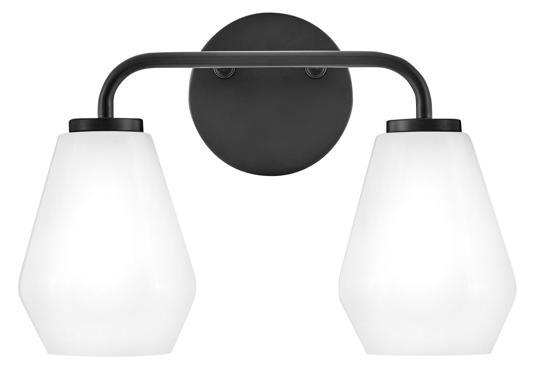 Small Two Light Vanity - 85502BK