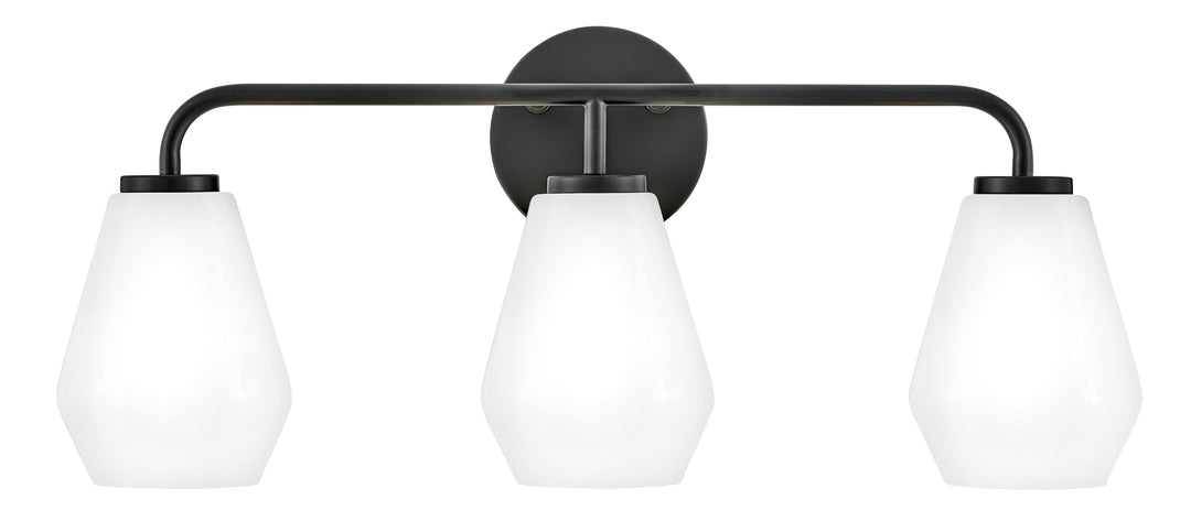 Medium Three Light Vanity - 85503BK