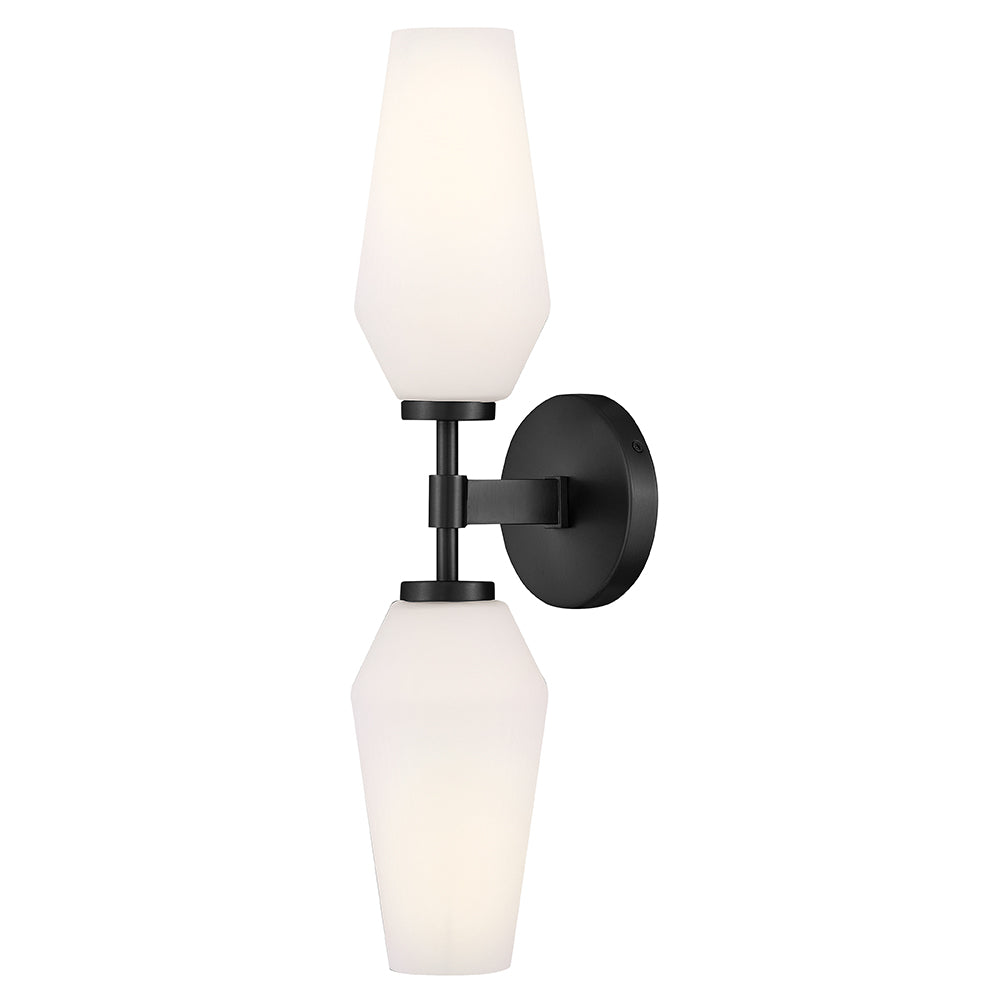 Large Two Light Sconce - 85505BK