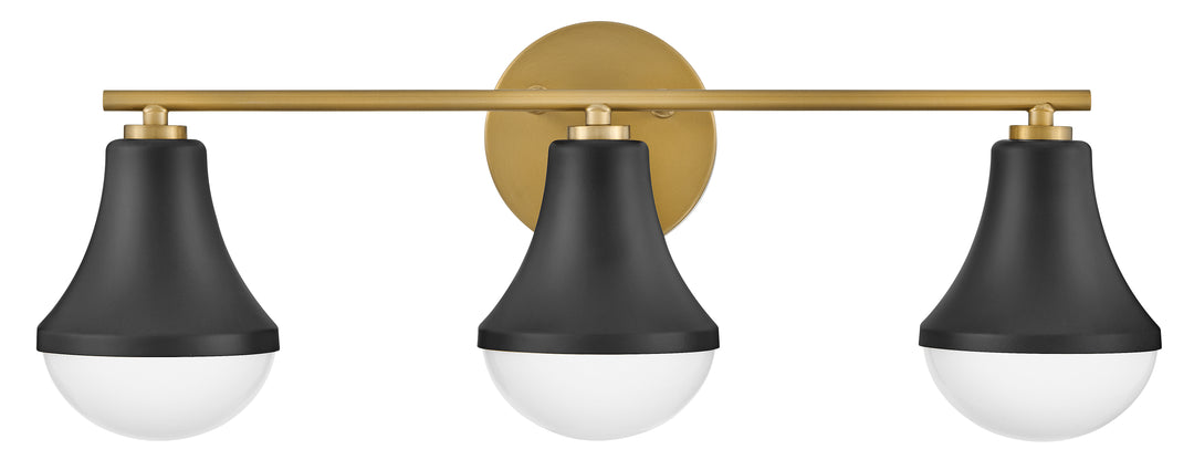 Medium Three Light Vanity - 85513BK