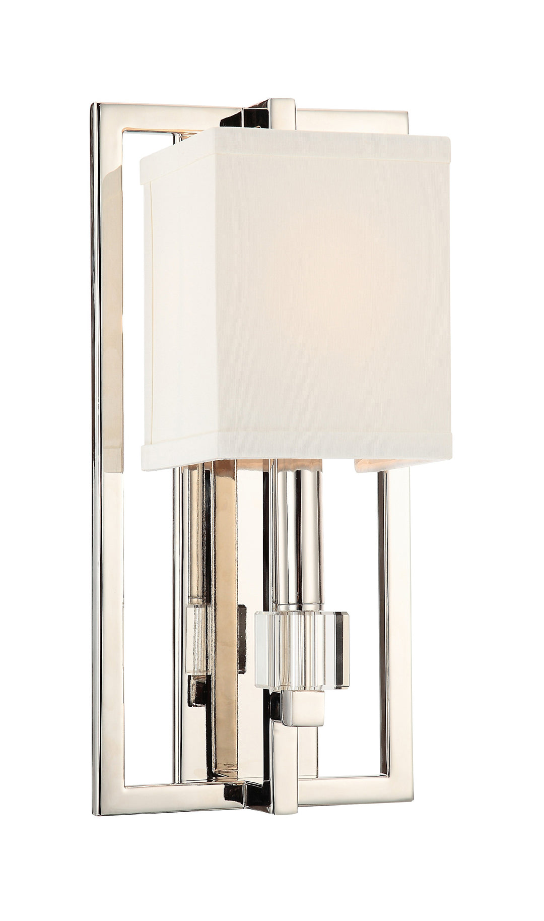 Dixon 1 Light Polished Nickel Sconce