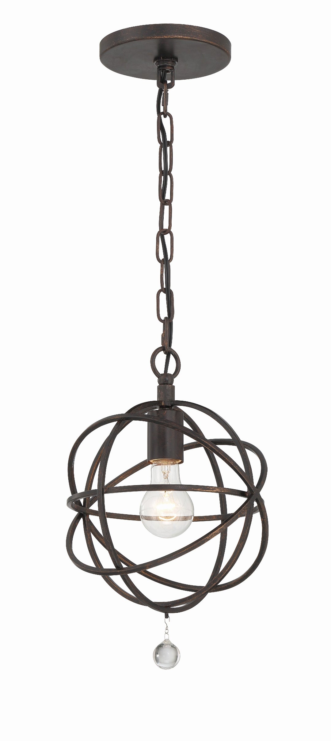 Solaris 1 Light English Bronze Mini Pendant