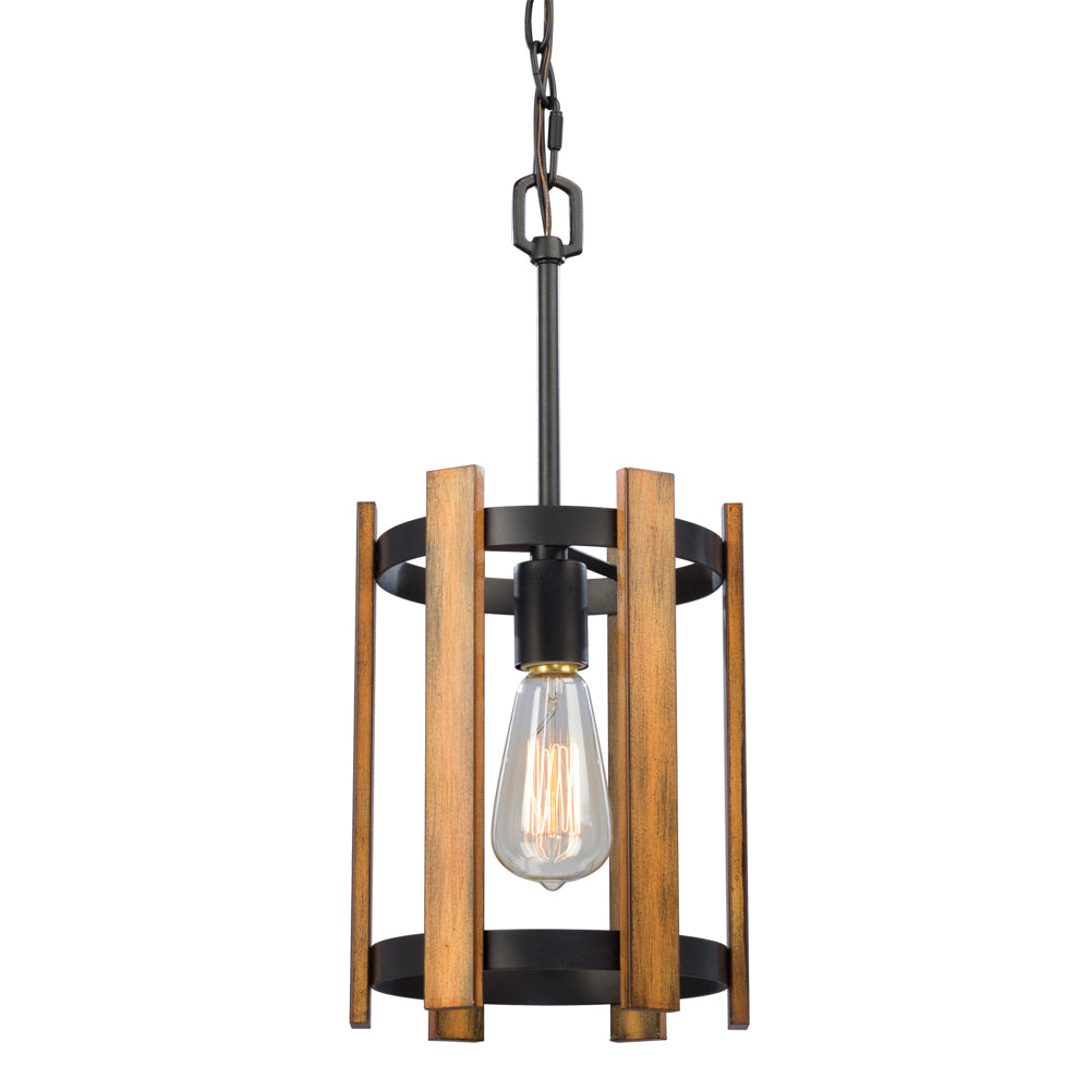 MINI-PENDANT BK/WD