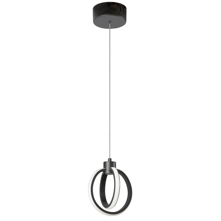 14W Pendant, MB w/ WH silicone Diffuser