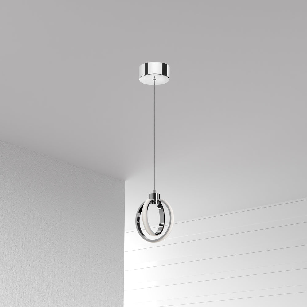 14W Pendant Polished Chrome Finish