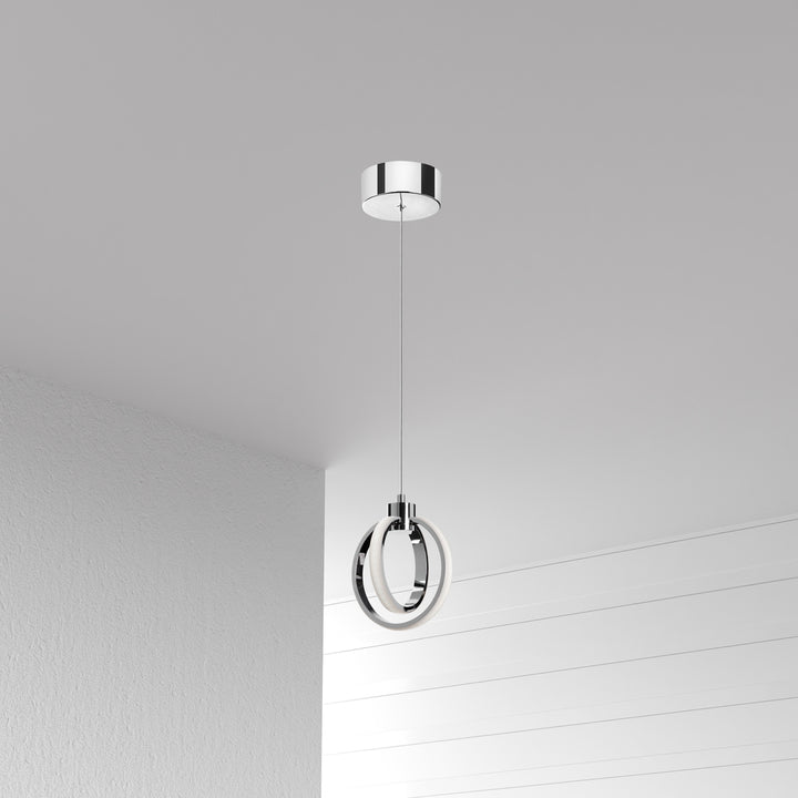 14W Pendant Polished Chrome Finish