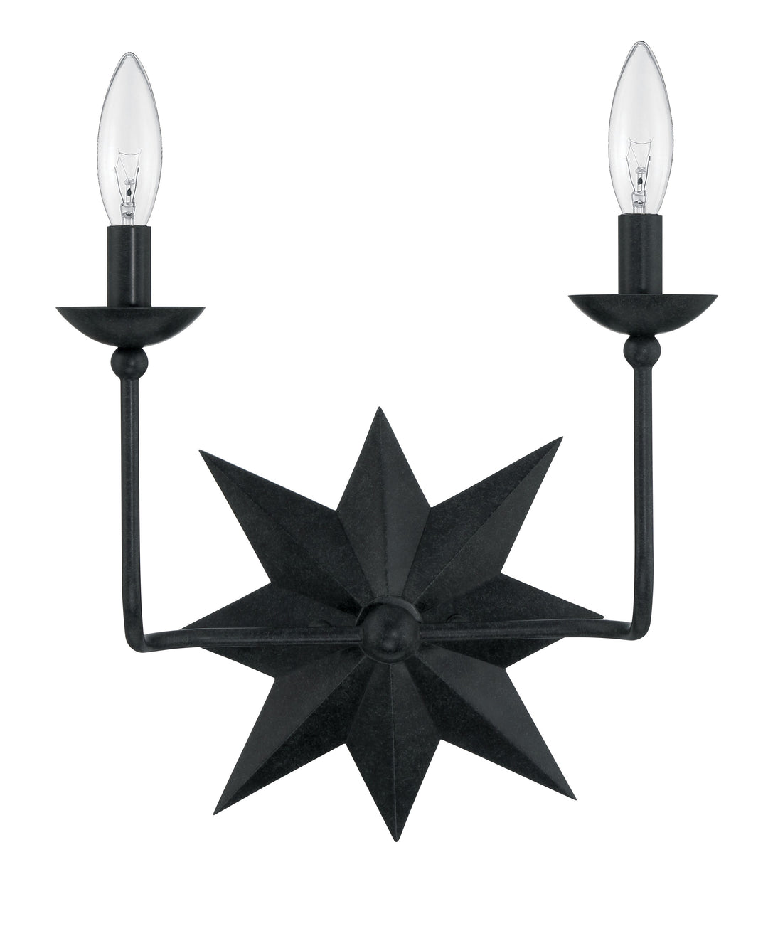 Astro 2 Light Black Sconce
