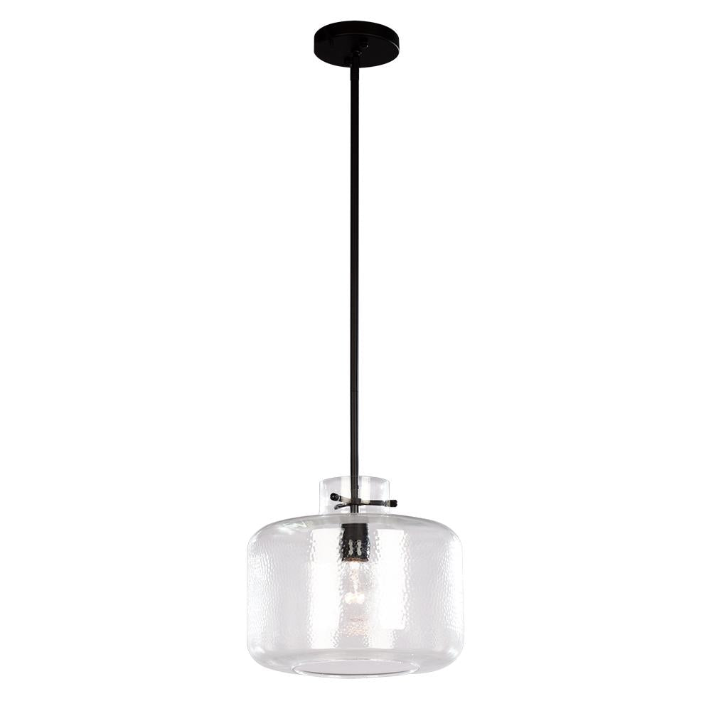 1L Mini-Pendant BK with 6",12" & 18" Ext. Rods and Swivel