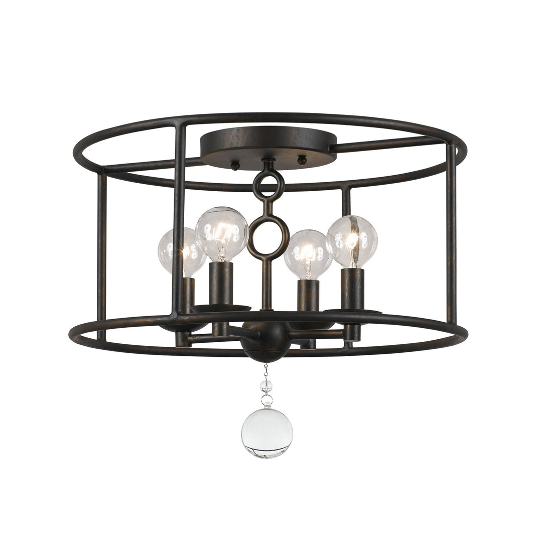 Cameron 15'' Semi Flush Mount
