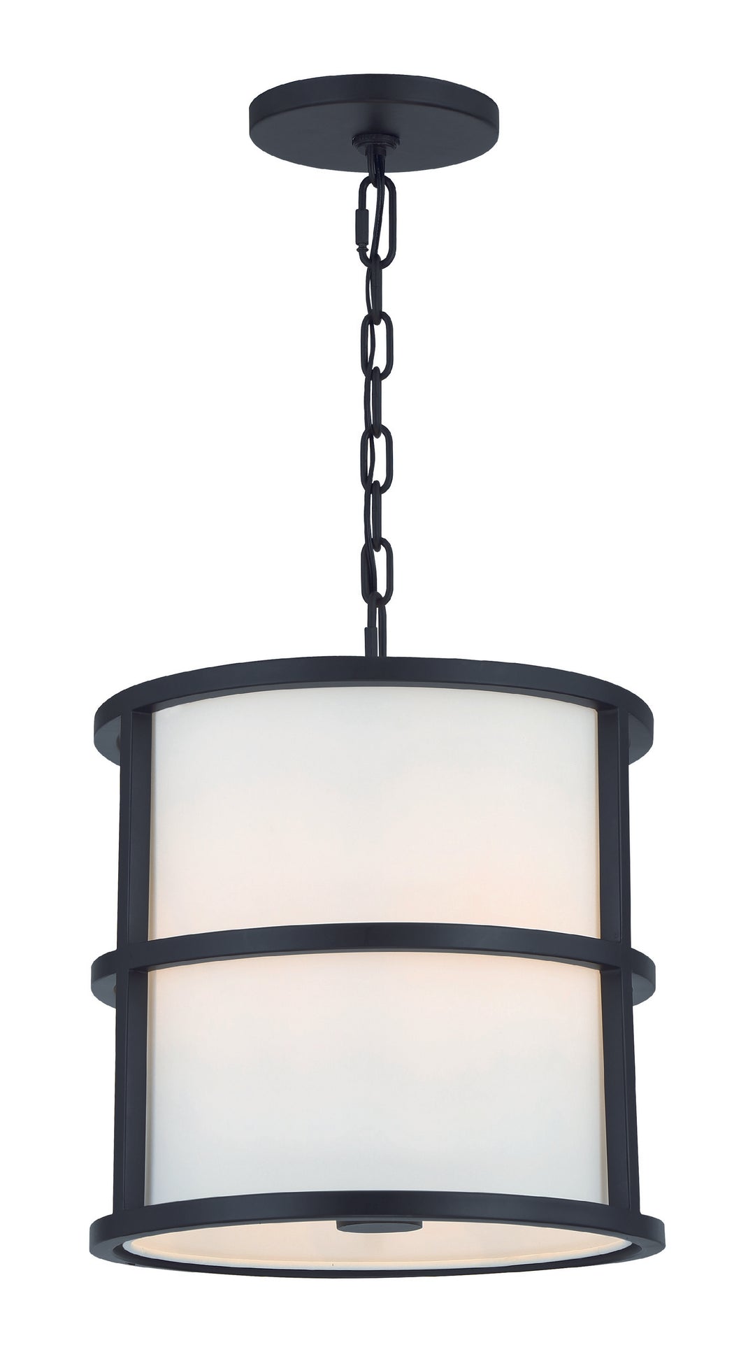Brian Patrick Flynn Hulton 3 Light Matte Black Mini Pendant